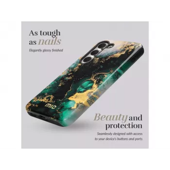 Etui MIO Green Marble kompatybilne z Magsafe do Samsung S25 Plus 5G