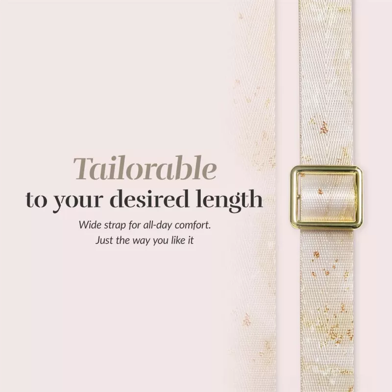MIO Lanyard Strap Gold Marble