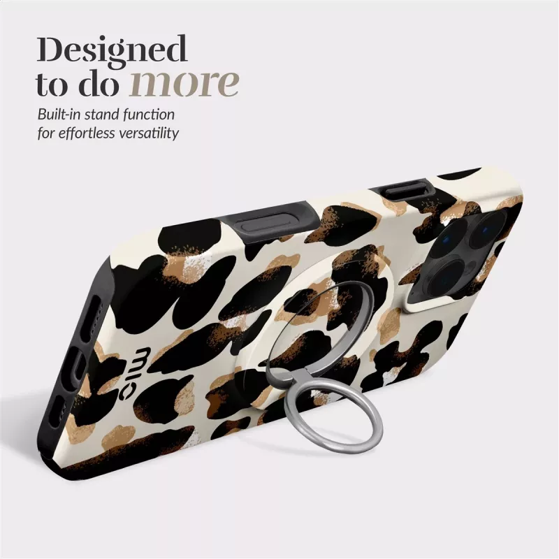 Uchwyt pierścieniowy MIO Leopard kompatybilny z etui MagSafe