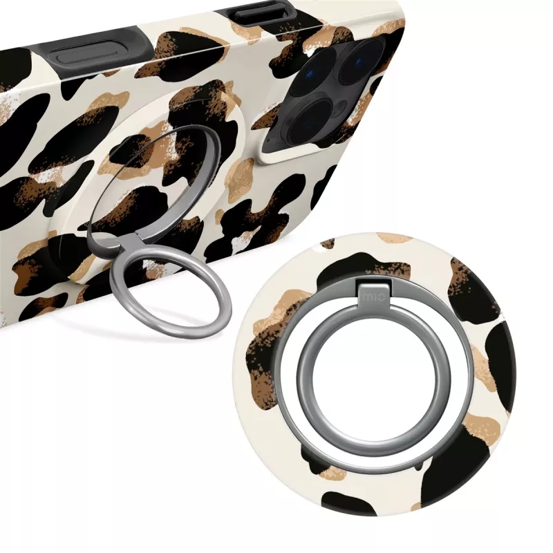 Uchwyt pierścieniowy MIO Leopard kompatybilny z etui MagSafe
