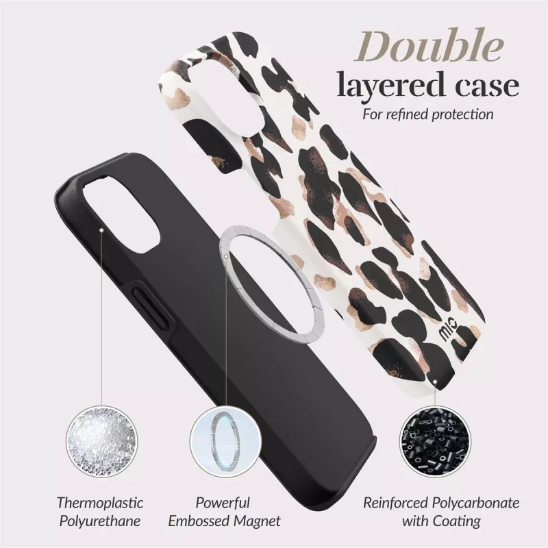 MIO Leopard Magsafe Compatible Case for iPhone 16