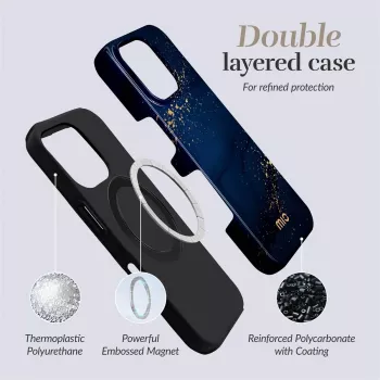 Etui MIO Midnight Sparkle Magsafe Kompatybilne z Samsung S25+ 5G