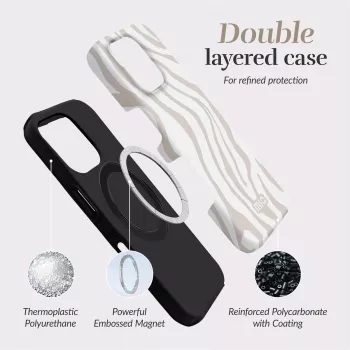 Etui MIO Sandy Zebra Magsafe Case Kompatybilne z iPhone 16 Pro