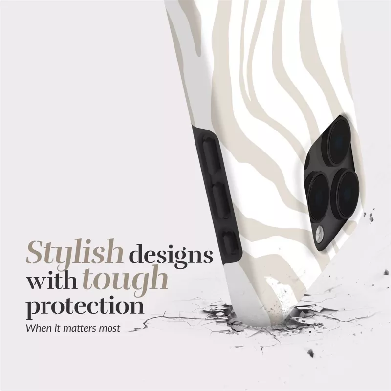 MIO Sandy Zebra Magsafe Case Compatible for Samsung S25+ 5G