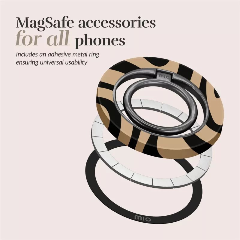 Uchwyt pierścieniowy MIO Swirl kompatybilny z etui Magsafe