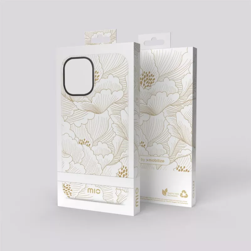 Etui MIO White Roses kompatybilne z MagSafe do iPhone 16 Pro Max