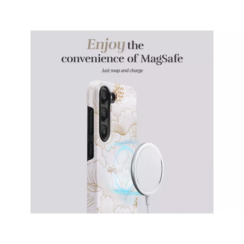MIO White Roses Magsafe Compatible dla Samsung S25 5G