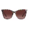 Okulary przeciwsłoneczne MISSONI damskie motylkowe MIS0106SX193X - brązowa wzorzysta oprawka acetatowa, brązowe soczewki gradientowe, ochrona UV400