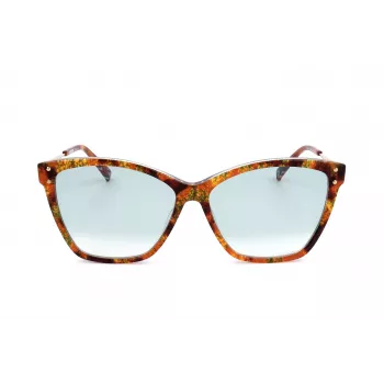Okulary przeciwsłoneczne MISSONI damskie MIS0003S2NL - Havana Acetate Cat Eye z brązowymi soczewkami gradientowymi