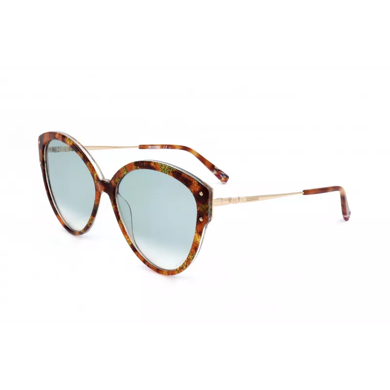 Okulary przeciwsłoneczne MISSONI damskie MIS0004S2NL, motylkowe, oprawka acetatowa, UV400