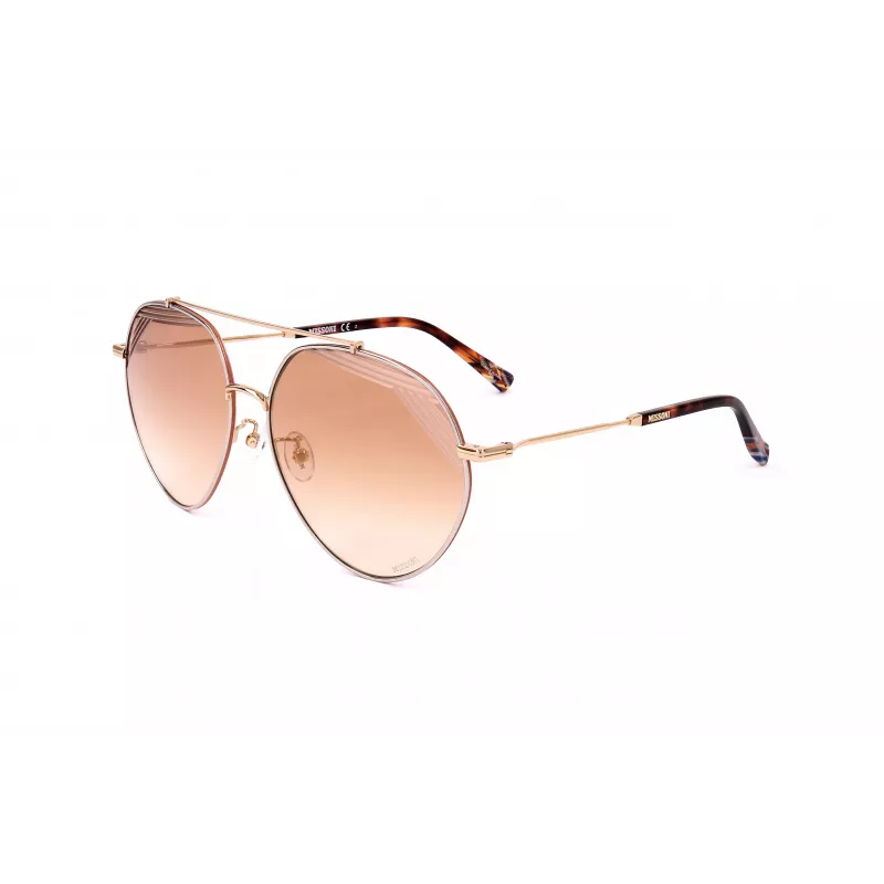 Okulary przeciwsłoneczne MISSONI damskie MIS0015STNG Motylkowe Oprawka Acetatowa UV400 Soczewki Szare 60/15/145 mm