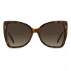 Okulary przeciwsłoneczne MISSONI dla kobiet MIS0083S086 - Oprawka motylkowa z acetatu, soczewki gradientowe brązowe, 58 mm