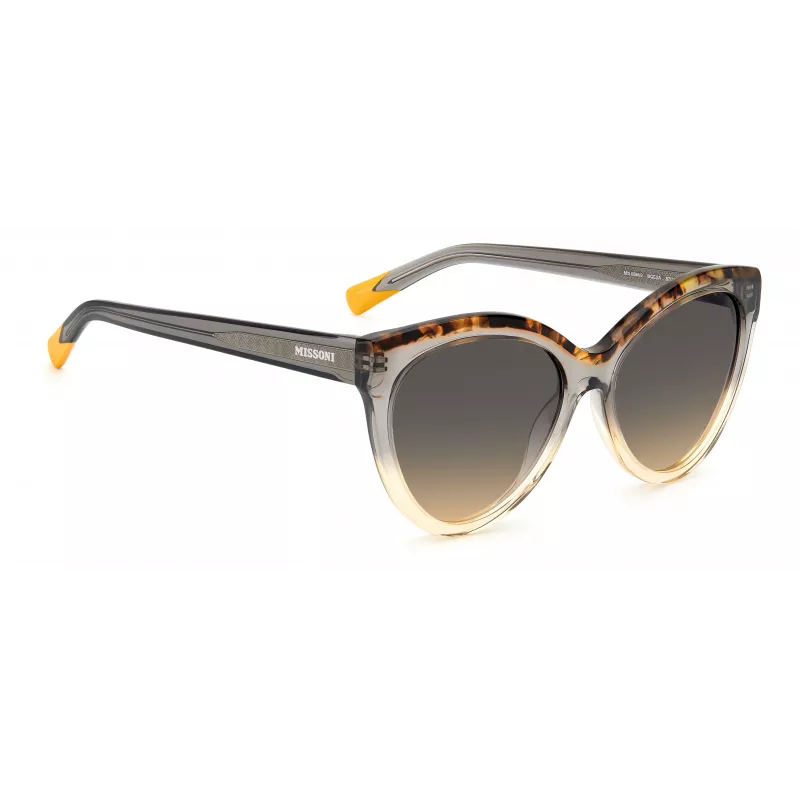 Okulary przeciwsłoneczne MISSONI dla kobiet MIS0088SMQEF7 - Prostokątna oprawka acetatowa, ochrona UV400, soczewki 57 mm