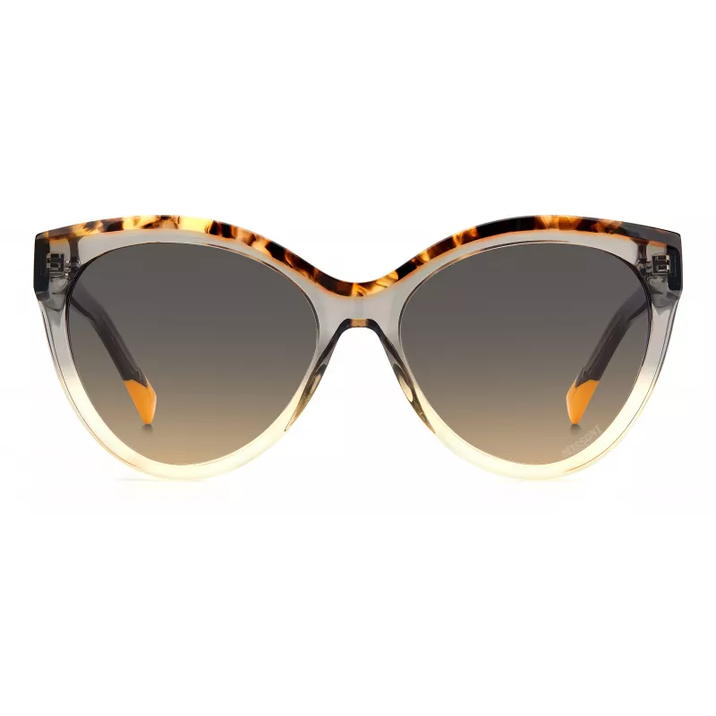 Okulary przeciwsłoneczne MISSONI dla kobiet MIS0088SMQEF7 - Prostokątna oprawka acetatowa, ochrona UV400, soczewki 57 mm