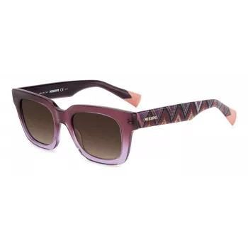 Okulary przeciwsłoneczne damskie MISSONI MIS0103S0T7HA Havana Brown Gradient 50mm