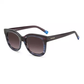Okulary przeciwsłoneczne MISSONI dla kobiet MIS0110SV43 - Oprawka acetatowa, ochrona UV400, soczewki 51 mm