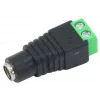 MITON G01DC-100 Złącze zasilania DC, montaż PCB, 2.1mm x 5.5mm, 12V 1A, 3-pin, końcówki lutownicze, czarny