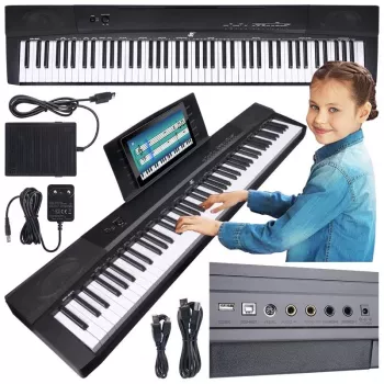 MK DP 881 Pianino Cyfrowe 88 Ważonych Klawiszy do Nauki Gry
