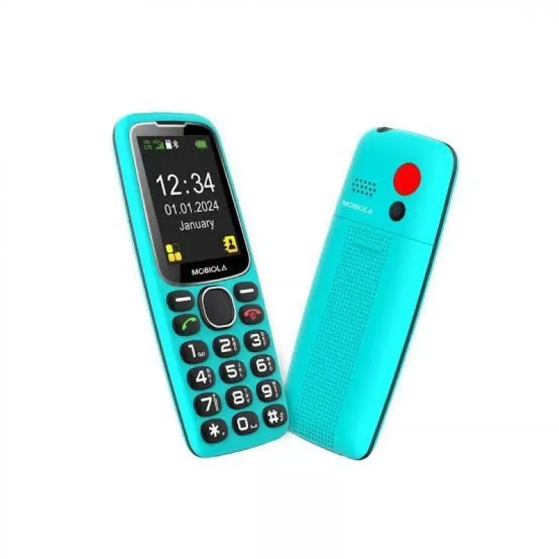 Mobiola MB4120 telefon podstawowy, turkusowy