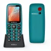 Mobiola MB4120 telefon podstawowy, turkusowy