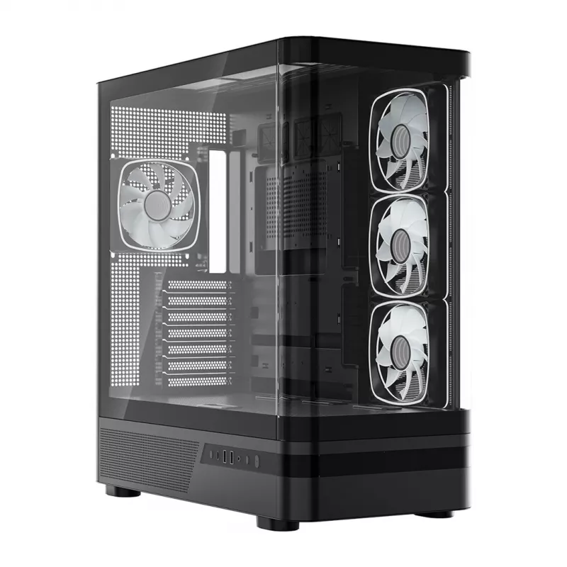 MODECOM Volcano AQ100 ARGB Midi Tower Obudowa PC - Czarny