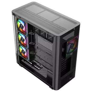 MODECOM Volcano AQ100 ARGB Midi Tower Obudowa PC - Czarny