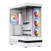 MODECOM Volcano AQ100 ARGB Midi Tower Biały