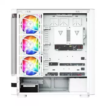 MODECOM Volcano AQ200 ARGB Midi Tower Obudowa Biała