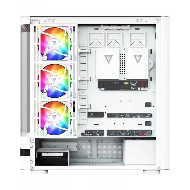MODECOM Volcano AQ200 ARGB Midi Tower Obudowa Biała