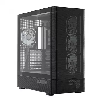 MODECOM Volcano AQ300 ARGB Midi Tower Black