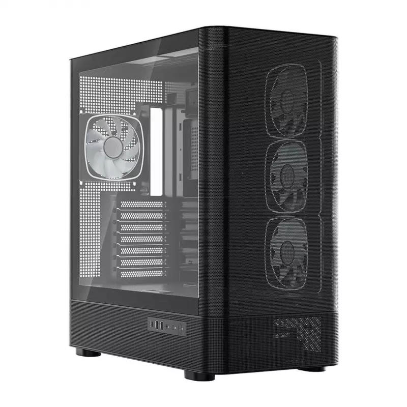 MODECOM Volcano AQ300 ARGB Midi Tower Black