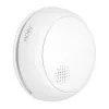MOES SSD01 ZigBee Inteligentny Fotoelektryczny Czujnik Dymu z Syreną 85dB, Powiadomieniami w Aplikacji Tuya, Zasilany Baterią CR123A, Biały