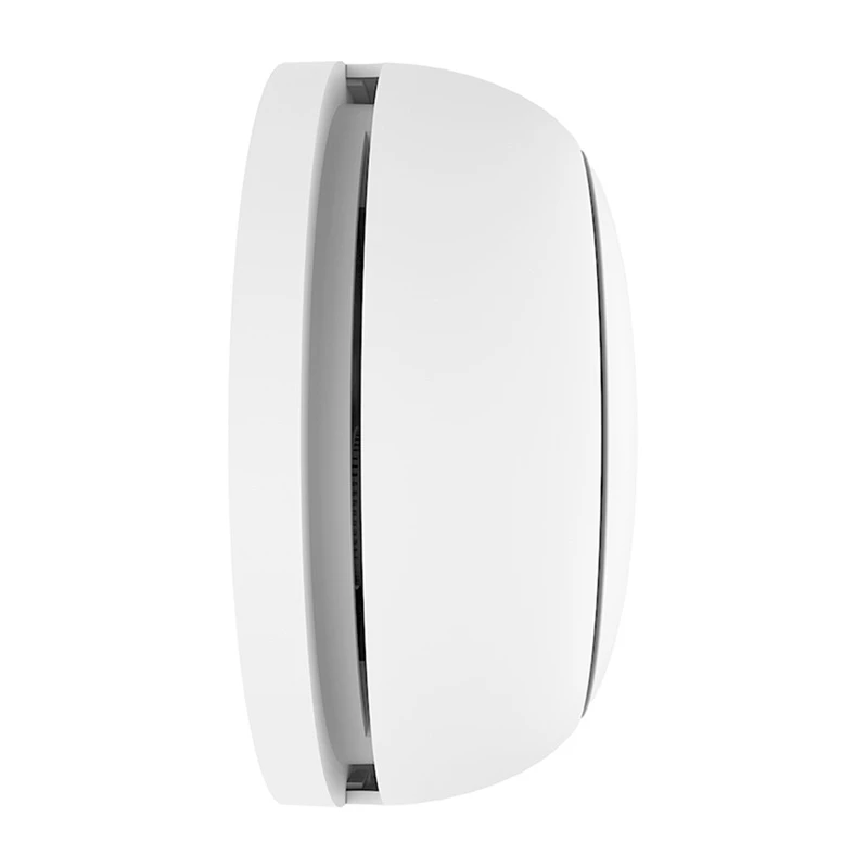 MOES SSD01 ZigBee Inteligentny Fotoelektryczny Czujnik Dymu z Syreną 85dB, Powiadomieniami w Aplikacji Tuya, Zasilany Baterią CR123A, Biały