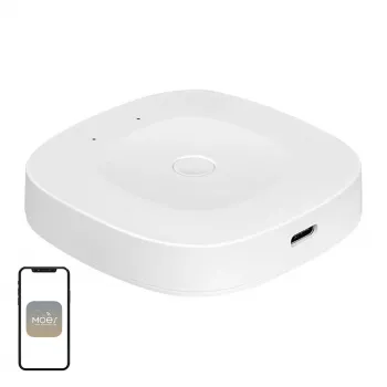 MOES ZHUB-C ZigBee 3.0 Ethernet/Wi-Fi Smart Gateway Hub dla urządzeń Tuya, współpracuje z Alexa i Google Home