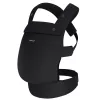 Momcozy BC001 Miękki, strukturalny nosidełko dla dzieci z odpinanym siedziskiem biodrowym, czarny, 0-36 miesięcy, 3,5-20 kg