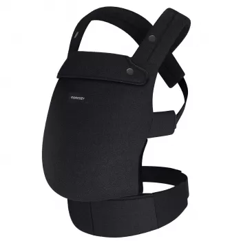 Momcozy BC001 Miękki, strukturalny nosidełko dla dzieci z odpinanym siedziskiem biodrowym, czarny, 0-36 miesięcy, 3,5-20 kg