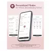 Momcozy M9 Przenośny Podwójny Elektryczny Laktator z Baterią, 9 Poziomów Ssania, Kubkami 180 ml i Pudełkiem do Przechowywania