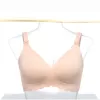 Momcozy YN46 Bezszwowy Biustonosz Do Karmienia W Kwiaty Push-up Beżowy Rozmiar M