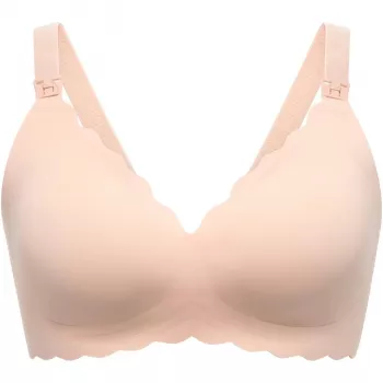 Momcozy YN46 Bezszwowy Biustonosz Do Karmienia W Kwiaty Push-up Skin L