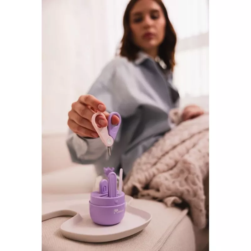 Momini Baby Nail Care Kit Lilac Purple