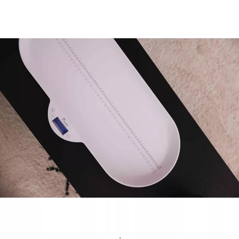 Momini Baby Scale TinyScale - Cyfrowa waga niemowlęca 20 kg, działka 5 g, biała