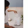 Momini Bottle Steriliser QuickSteam - Elektryczny sterylizator parowy na 6 butelek dla niemowląt, cykl 8 minut, automatyczne wyłączanie, bez BPA