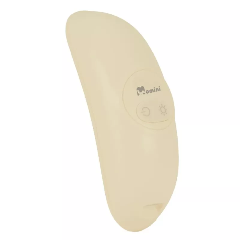 MOMINI Lactation Massager Calma – Elektryczny podgrzewany i wibrujący masażer piersi z 8 trybami, IPX7 wodoodporny, ładowany przez USB-C