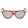 Okulary przeciwsłoneczne Moncler ML0054-67C Unisex - Czarna oprawka, soczewki Smoke Grey, szerokość soczewki 128 mm