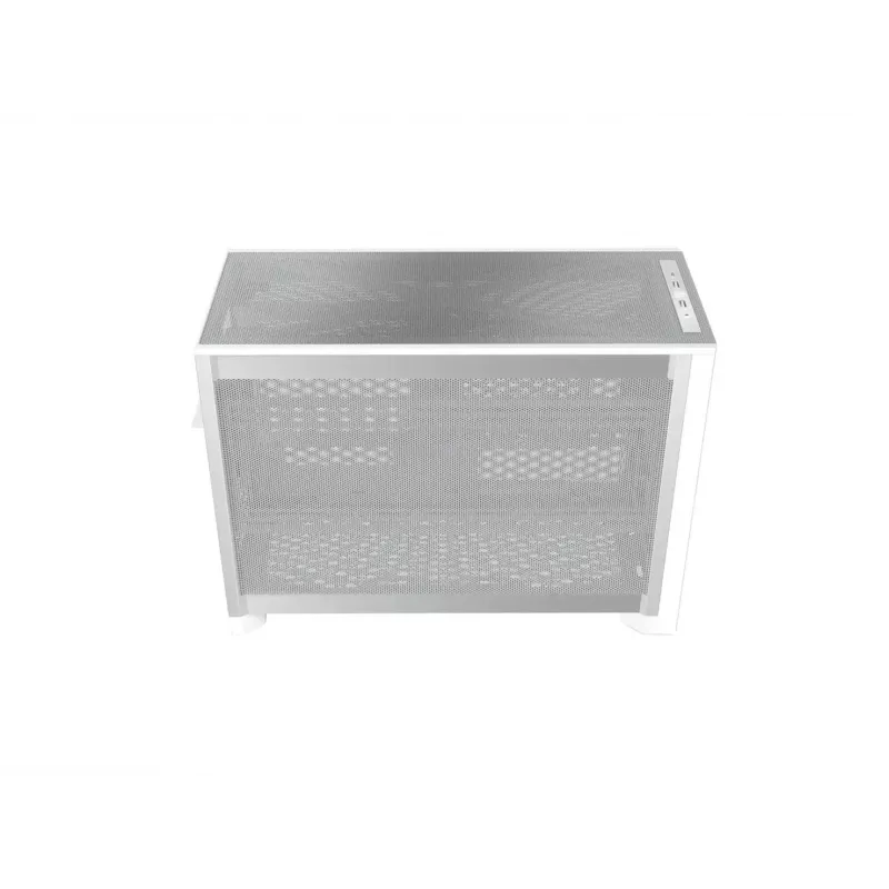 MONTECH TEN (W) Obudowa Mini Tower PC biała - Micro ATX / Mini-ITX, szkło hartowane, ARGB