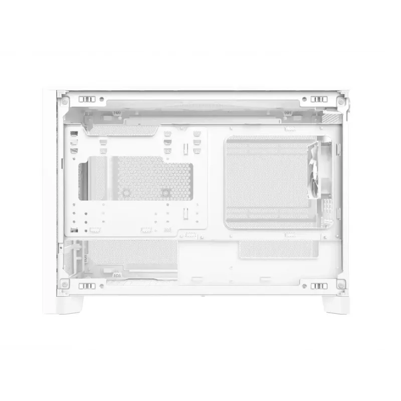 MONTECH TEN (W) Obudowa Mini Tower PC biała - Micro ATX / Mini-ITX, szkło hartowane, ARGB