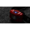 Montis MT002 Rechargeable Headlamp with Motion Sensor, Red/Black