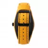 MONTRES DE LUXE Zegarek Unisex 09BK-2502 40mm Stal nierdzewna Czarna skóra
