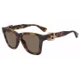MOSCHINO Damskie okulary przeciwsłoneczne kocie oko MOS131S086F47 Havana Brown 54mm