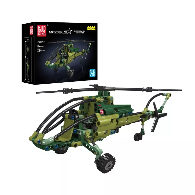 MOULD KING EXPLORATION HELICOPTER SET 24052 284 Pieces Building Blocks Toy